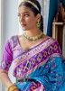 Blue Paithani Silk Woven Saree