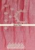 Peach Cord Embroidered Saree In Organza
