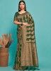 Green Kanjivaram Silk Woven Saree