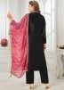 Readymade Black Handwork Embroidered Pant Suit