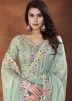 Pastel Green Art Silk Saree & Blouse