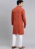 Readymade Multi Colored Striped Kurta Pajama