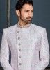Multicolor Embroidered Dhoti With Sherwani