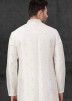 White Readymade Embroidered Kurta Pajama