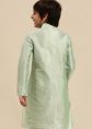 Readymade Green Embroidered Kurta Pajama For Kids