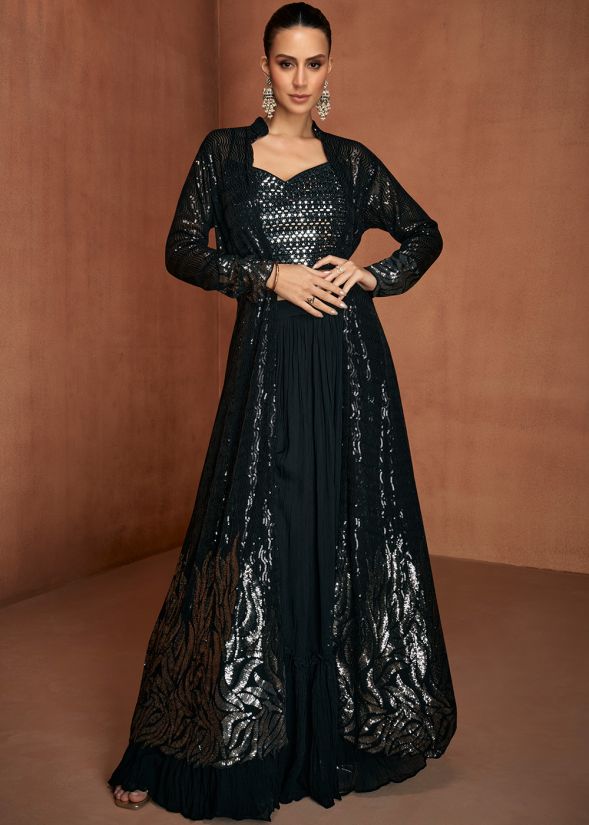 sequin black shrug for dresses WOMLAYOUT Women's Evening Shrug Sequin Beaded Open Front Wedding Cocktail Formal Bolero Small Black at Amazon Women's Clothing store