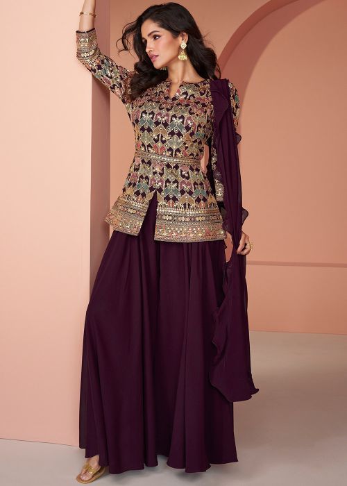 palazzo dress party wear Party Wear Stylish Palazzo Suits Shop Latest Palazzo Suits For Women Online USA Indian Palazzo Dress
