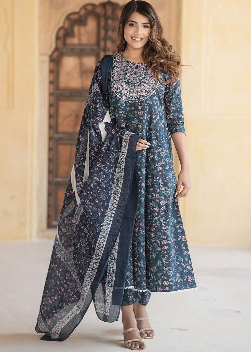 indian cotton anarkali dresses Amazon.com: Rangmahal Women's Off White Chikankari Cotton Anarkali Indian Kurti For Women Summer Dress Kurta With Dupatta Set Pakistani Kurta - Traditional Indian Wear