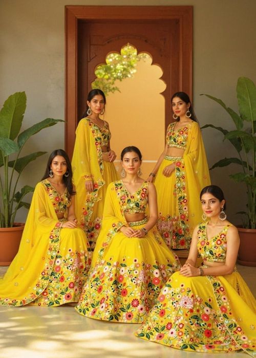 royal indian engagement dresses Custom Made Engagement Lehenga Set