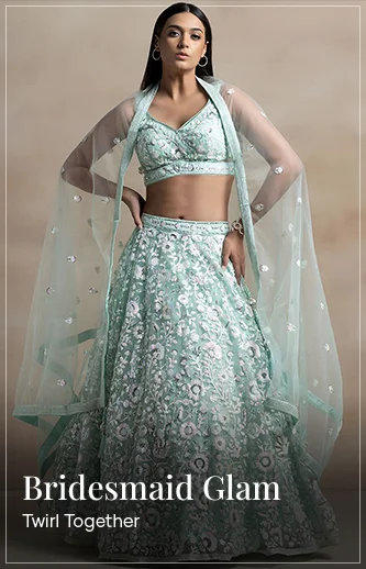 shop bridesmaid lehengas