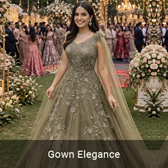shop indo western gowns