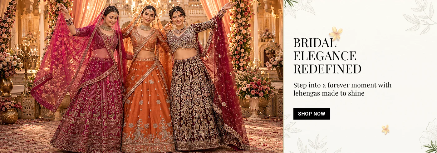 shop bridal lehengas